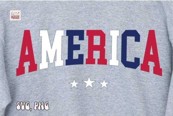 America Stars SVG PNG: USA July 4th Design Asset