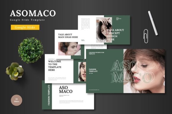Asomaco Google Slide Template: Modern & Versatile Design