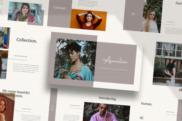 AURELIA - Powerpoint Template for Polished Presentations