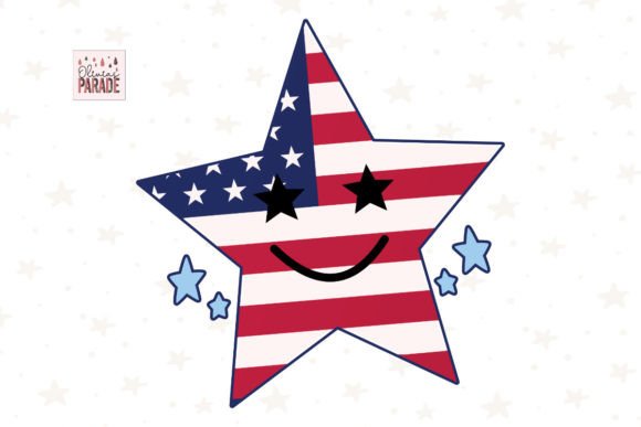 Celebrate with USA Stars and Stripes 4th of July Mascot