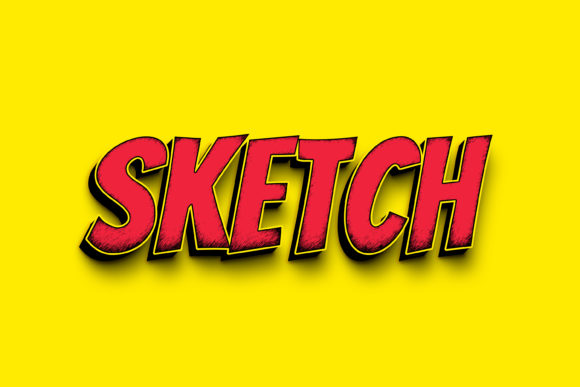 Create Stunning 3D Text with This Sketch Effect PSD
