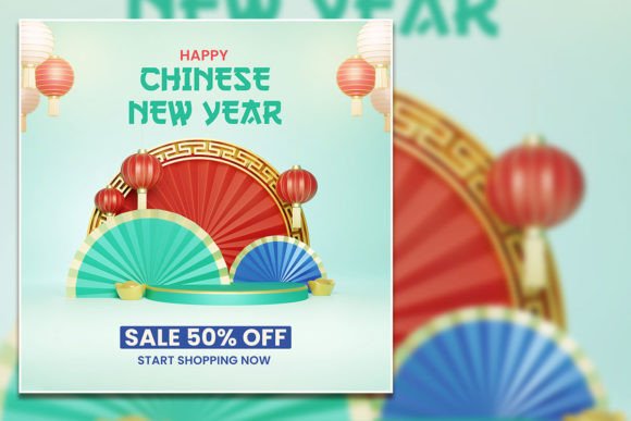 Create Vibrant Celebrations with a Chinese New Year Sale Flyer