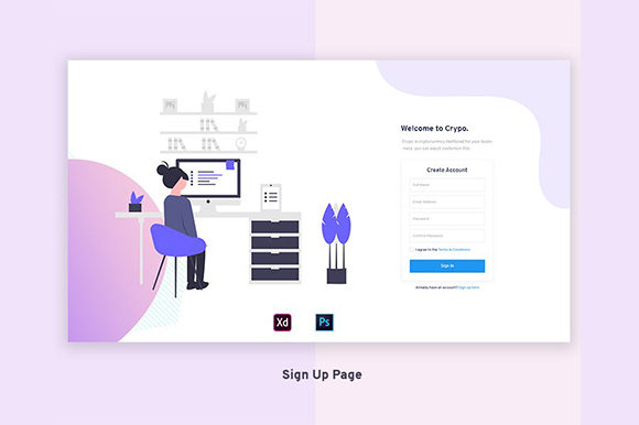 Elevate Your Design with the Signup Page Concept