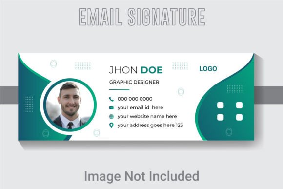 Email Signature Vector Template for Professional Branding
