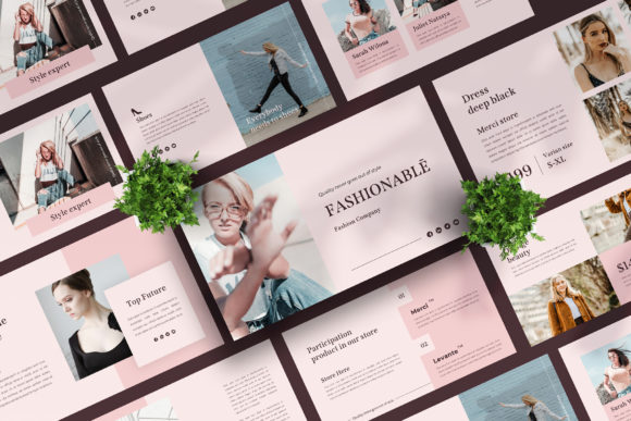 FASHIONABLĒ - Keynote Template: A Modern Design Asset