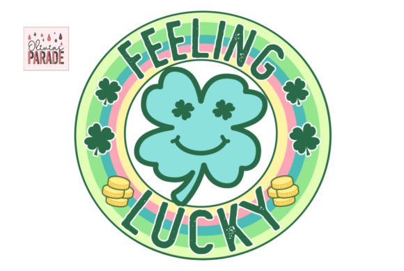 Feeling Lucky Rainbow Clover Png: Your St. Patrick's Day Design Asset