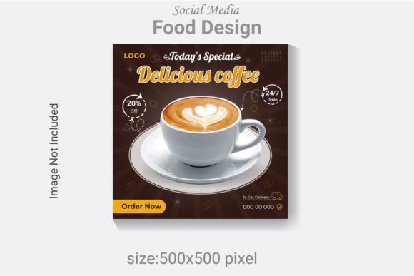 Food Design Layout: Social Media Post Template