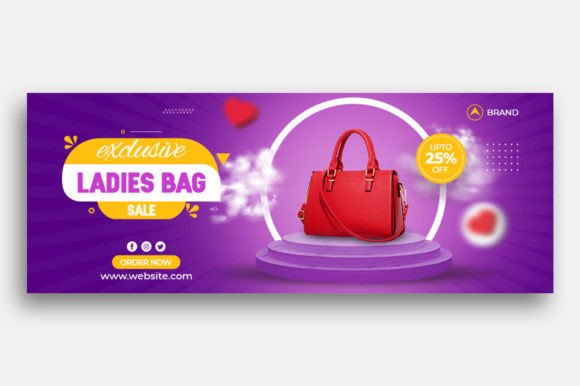 Ladies Bag Sale Facebook Cover Template