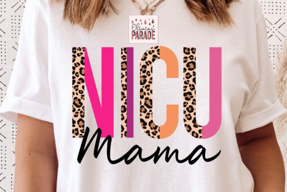 Nicu Mama Leopard Print Mom Png