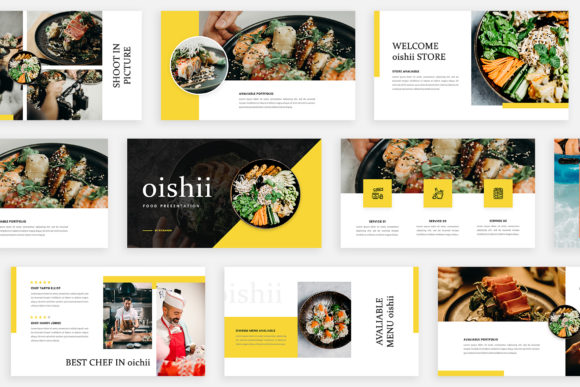 Oishii PowerPoint Template: Modern Slides for Impactful Presentations