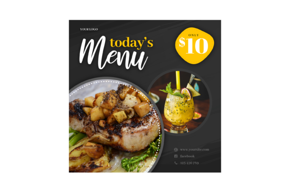 Today's Menu Instagram Post: Elevate Your Social Media Design