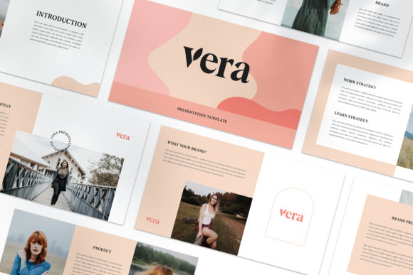 VERA - Google Slide Template: Minimal Media Presentation